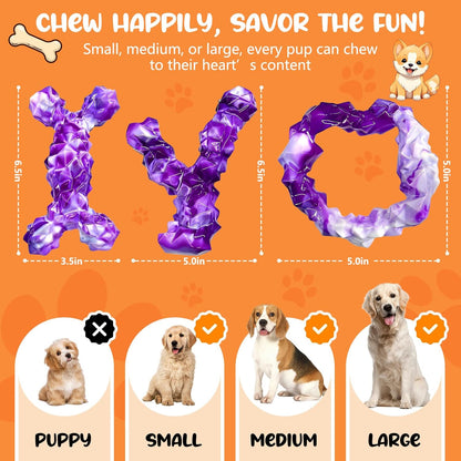 Dog Toys for Aggressive Chewers,Indestructible Dog Chew Toy