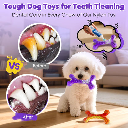 Dog Toys for Aggressive Chewers,Indestructible Dog Chew Toy