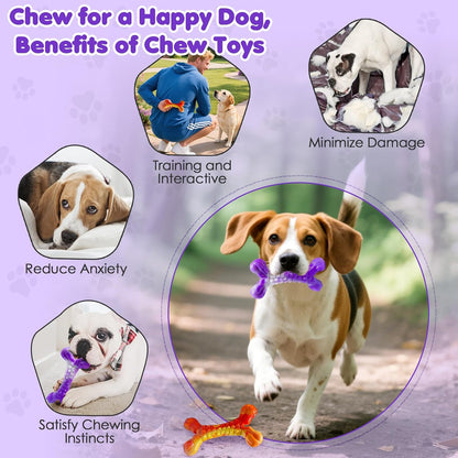 Dog Toys for Aggressive Chewers,Indestructible Dog Chew Toy