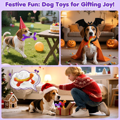 Dog Toys for Aggressive Chewers,Indestructible Dog Chew Toy