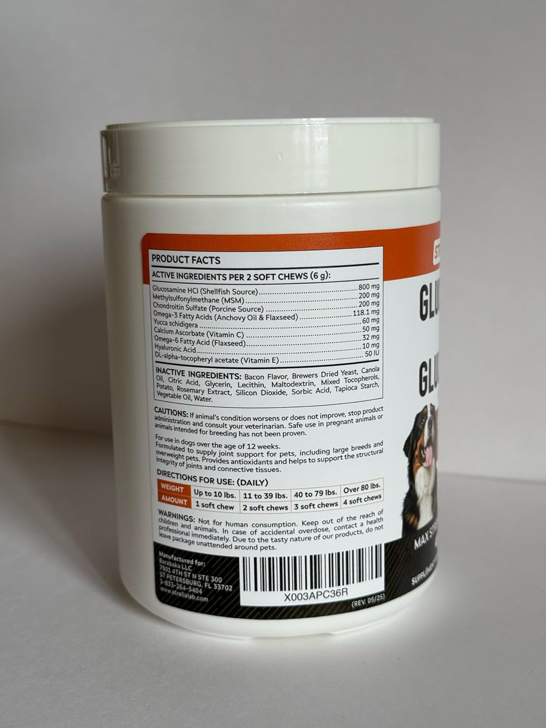 Advanced Glucosamine for Dogs, Collagen&Green Lipped Mussel
