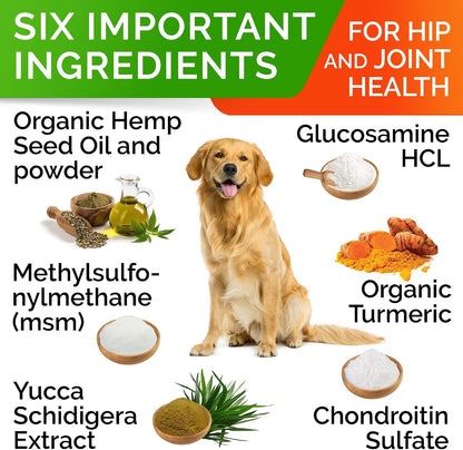 Advanced Glucosamine for Dogs, Collagen&Green Lipped Mussel