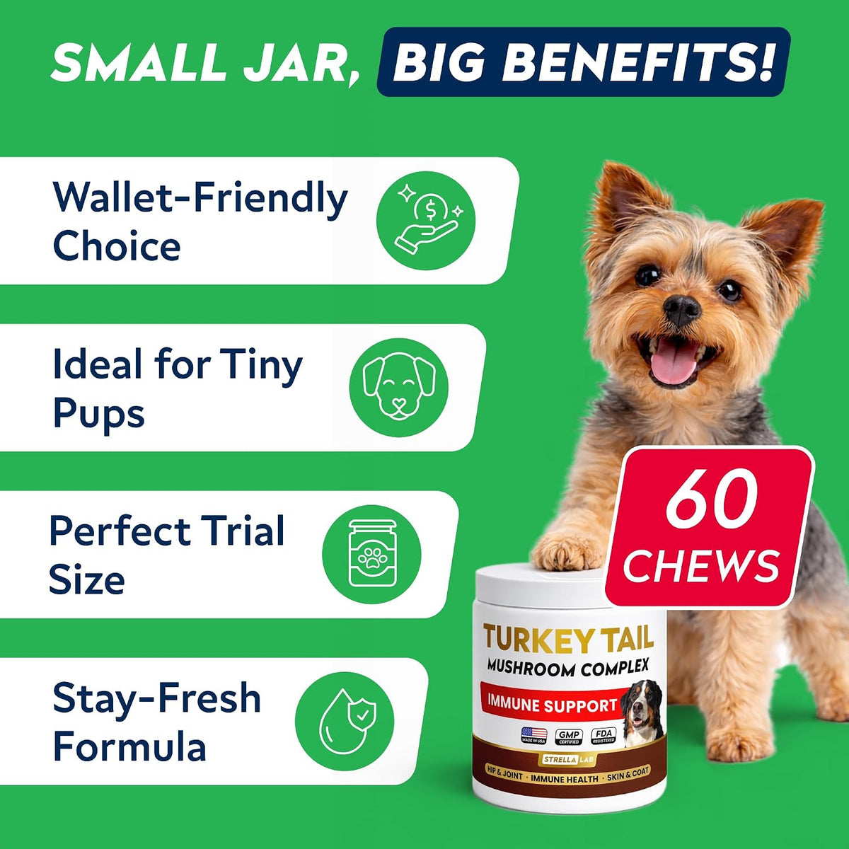 Advanced Glucosamine for Dogs, Collagen&Green Lipped Mussel