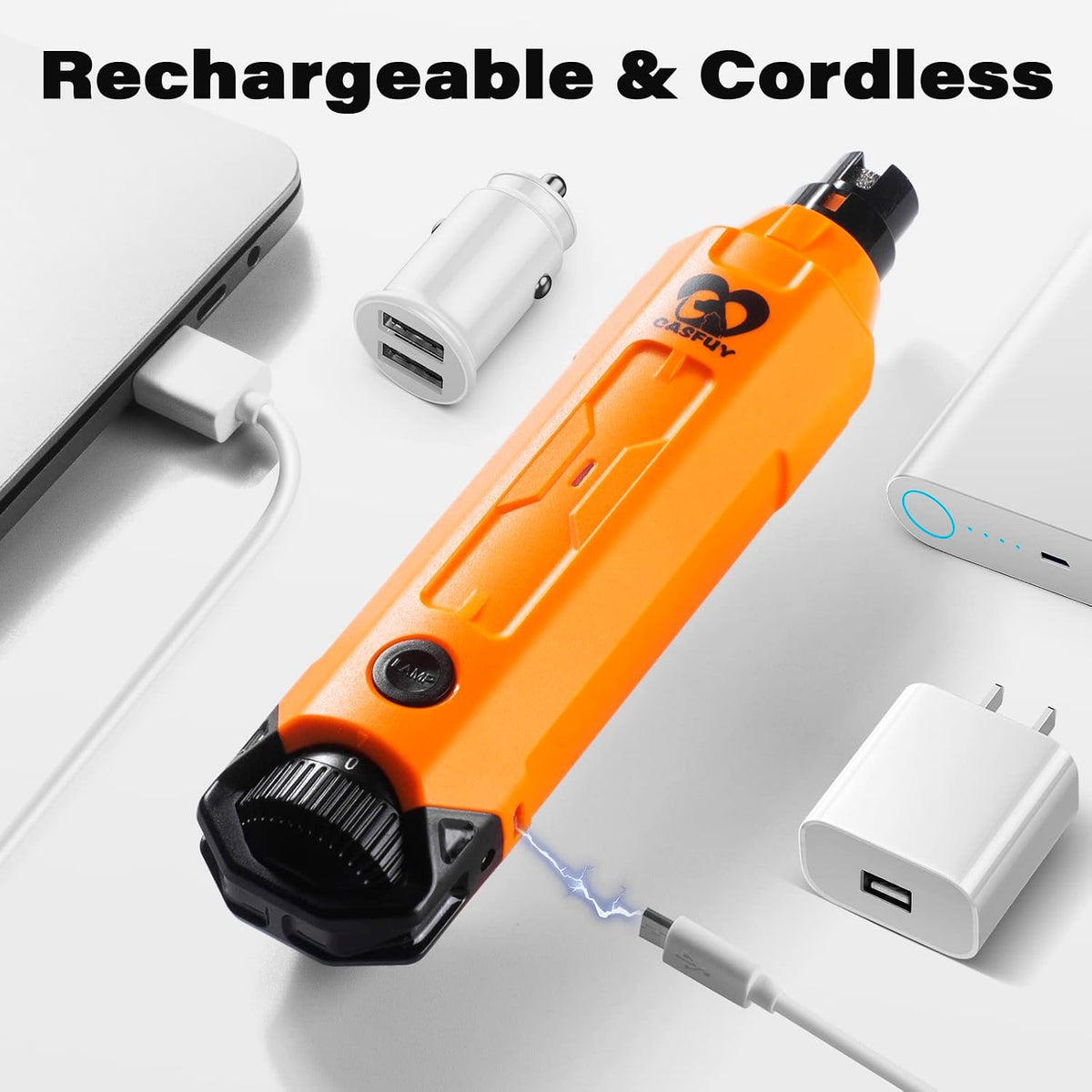 6-Speed Dog Nail Grinder - Newest Enhanced Pet Nail Grinder Super Quiet Rechargeable Electric Dog Nail Trimmer Painless Paws Grooming & Smoothing Tool for Large Medium Small Dogs (Blue)