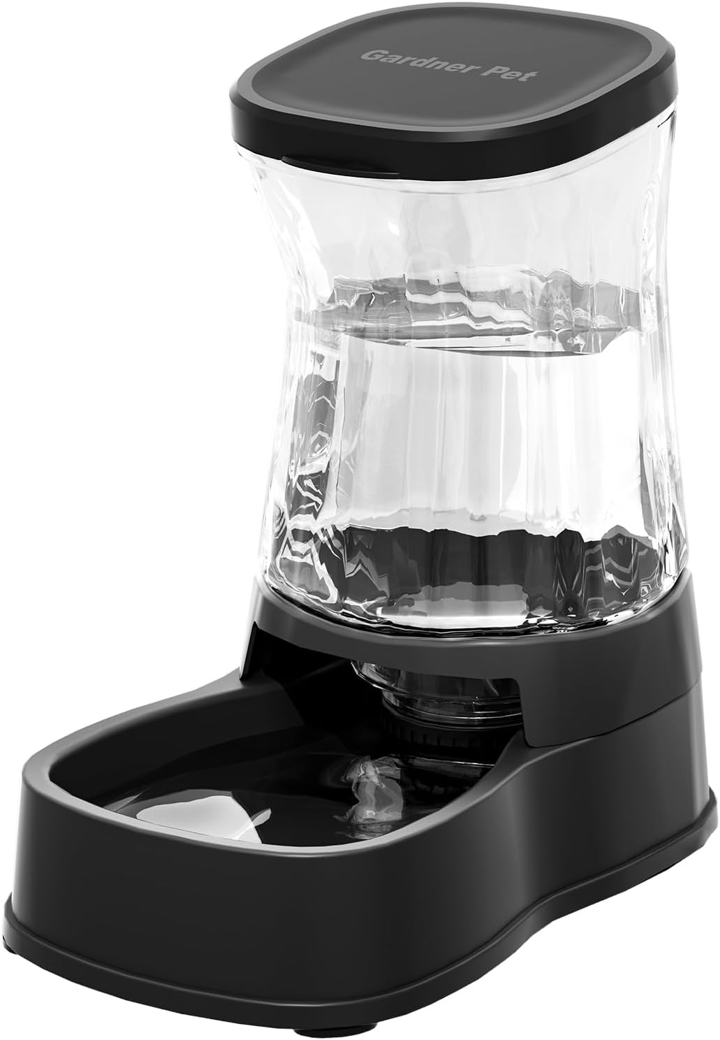 Automatic Dog Water Dispenser Gravity Stainless Steel Waterer & Food Feeder Set, 100% BPA Free Large Capacity Feeding Bowls for Medium & Large-Sized Dogs Cats Other Pets -(1 Gallon x2)