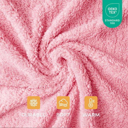 1 Pack 3 Calming Blankets Fluffy Premium Fleece Pet Blanket Soft Sherpa Throw for Dog Puppy Cat Beige Medium (30" x20'')