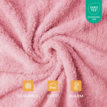 1 Pack 3 Calming Blankets Fluffy Premium Fleece Pet Blanket Soft Sherpa Throw for Dog Puppy Cat Beige Medium (30" x20'')