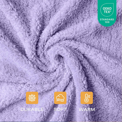 1 Pack 3 Calming Blankets Fluffy Premium Fleece Pet Blanket Soft Sherpa Throw for Dog Puppy Cat Beige Medium (30" x20'')