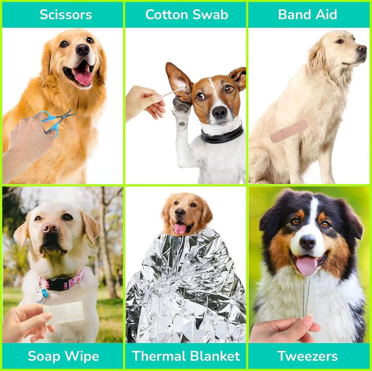 Pet First Aid Kit Portable Small | Outdoor Travel Emergency Dog Cat Pack