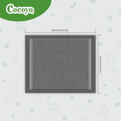 Dog Training Pads Extra Large Size丨Carbon Absorb Eliminating Urine Odor Puppy Pads 丨 Premium Charcoal Dog Pee Pads (40 Count, XXL 30x36 inch),Black