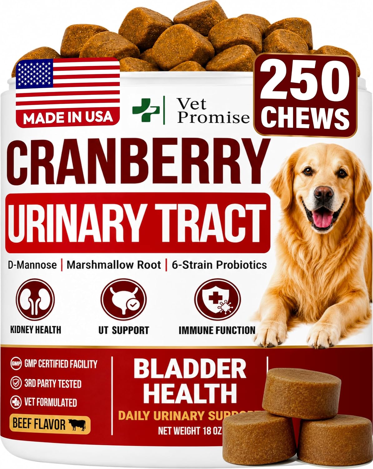 Glucosamine for Dogs - Hip and Joint Supplement for Dogs, Chondroitin & MSM