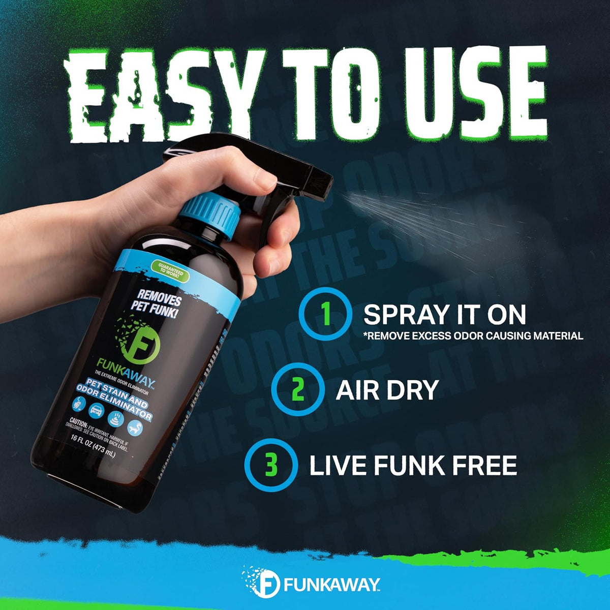 Pet Stain & Odor Eliminator Spray, 16 oz., Fresh & Neutral Scent, The Extreme Pet Stain & Odor Eliminator for Houses, Cars, SUVs, RVs and Boats, Alcohol-Free Formula