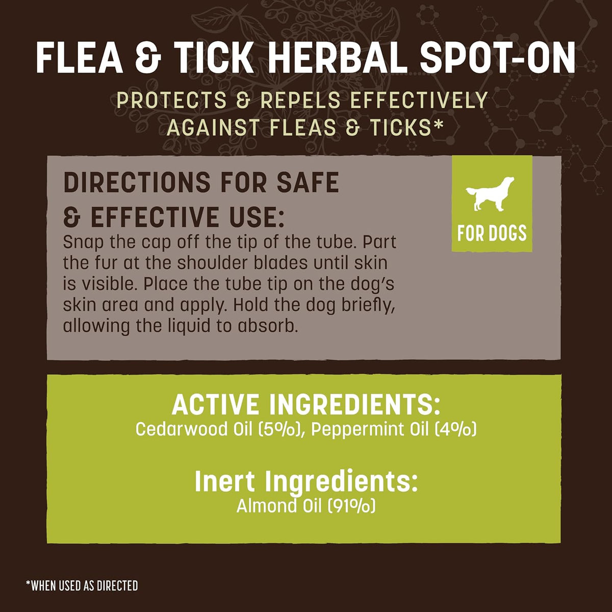 Apothecary Flea & Tick - Herbal Spot-On Small Dogs & Puppies