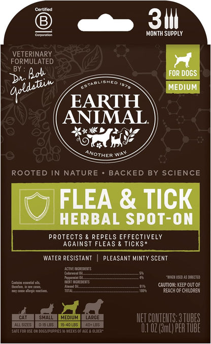Apothecary Flea & Tick - Herbal Spot-On Small Dogs & Puppies