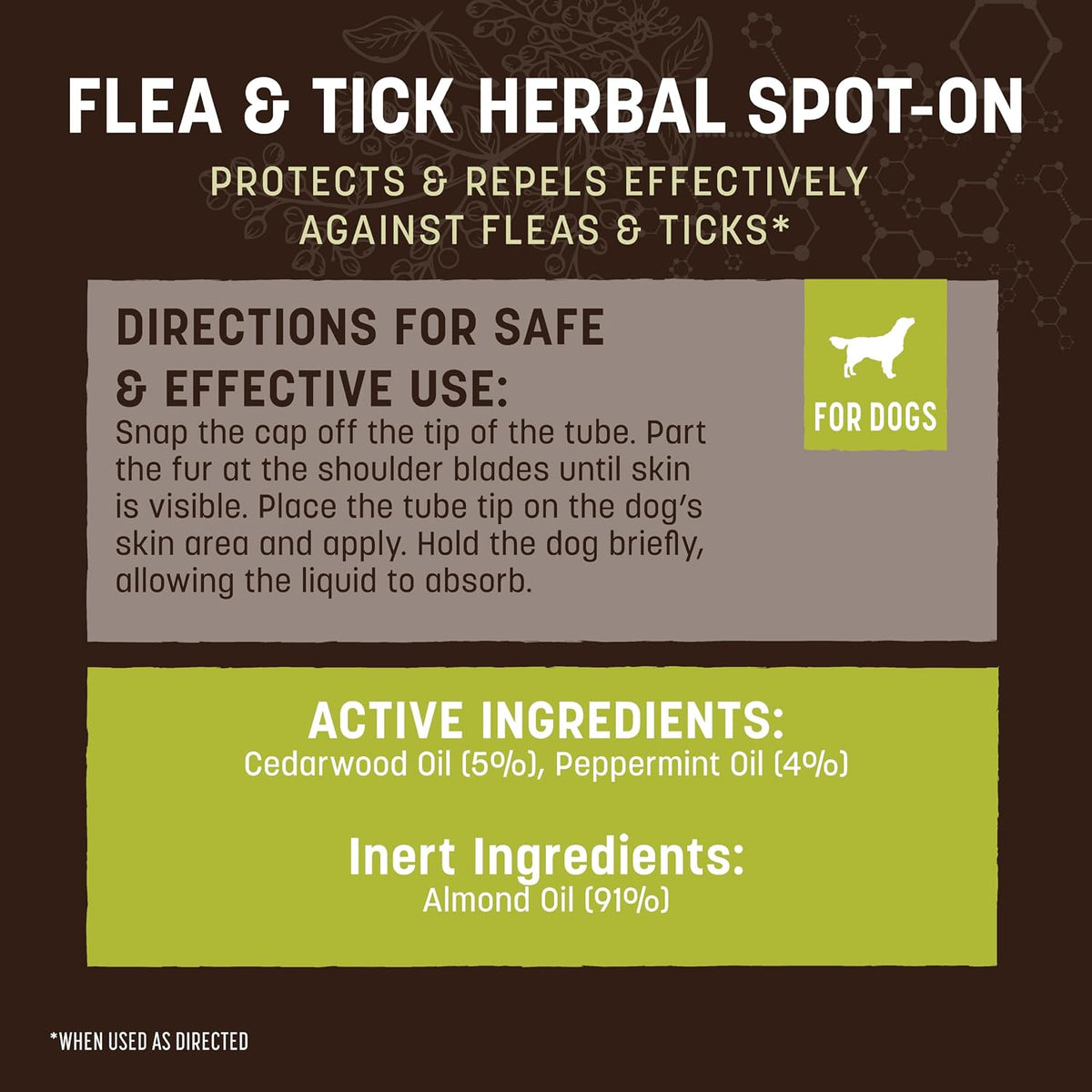 Apothecary Flea & Tick - Herbal Spot-On Small Dogs & Puppies