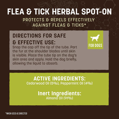 Apothecary Flea & Tick - Herbal Spot-On Small Dogs & Puppies