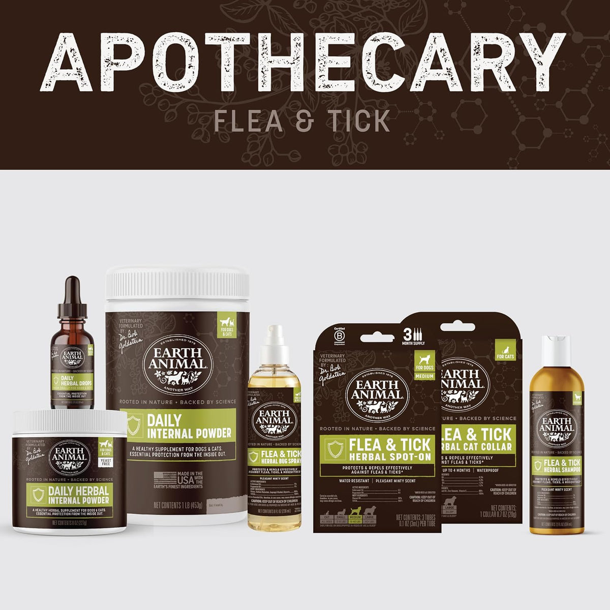 Apothecary Flea & Tick - Herbal Spot-On Small Dogs & Puppies