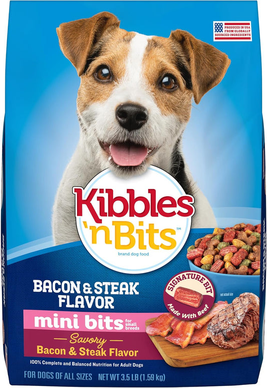 Mini Bits Small Breed Dry Dog Food, 3.5 lb. Bag