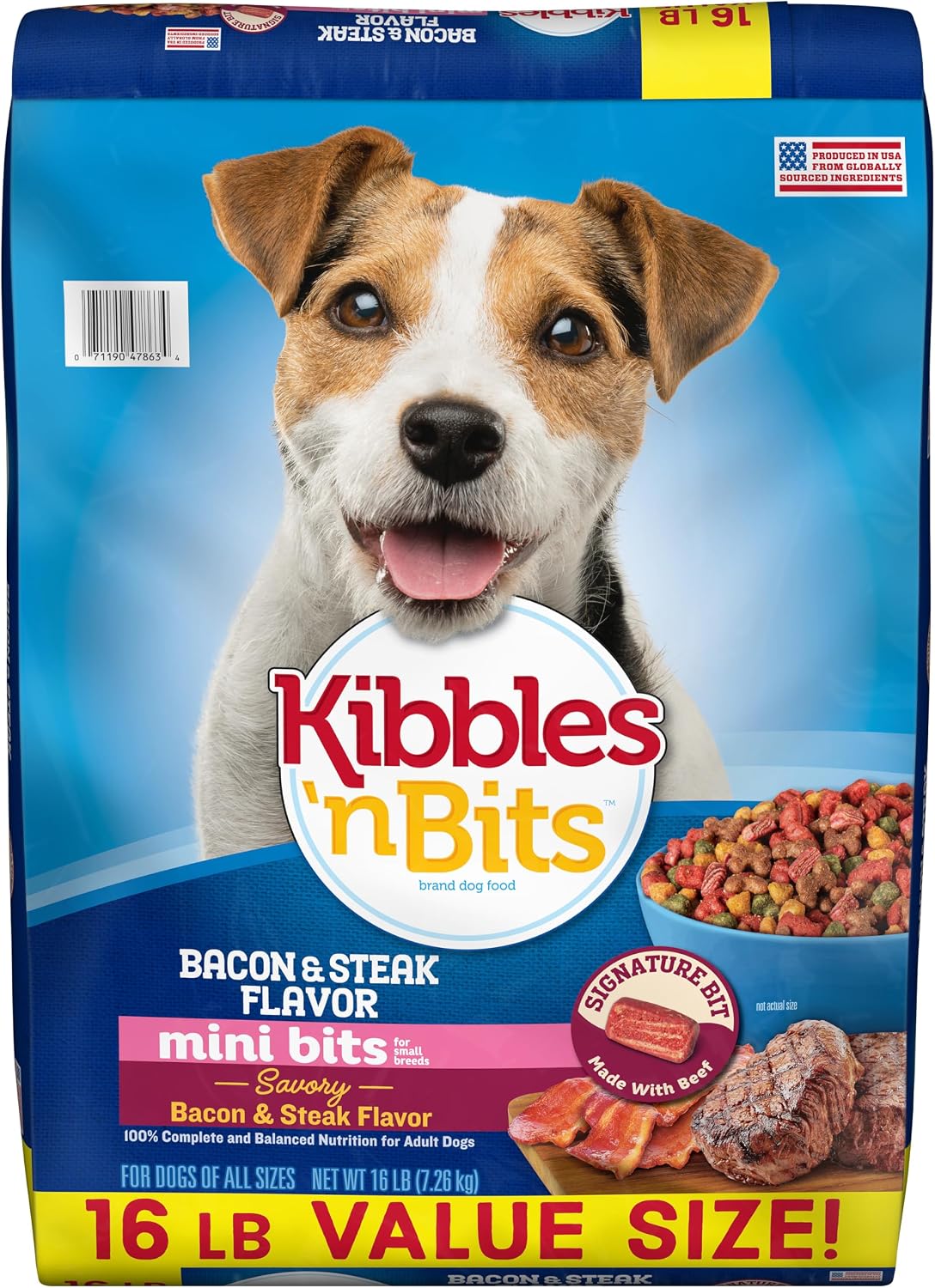 Mini Bits Small Breed Dry Dog Food, 3.5 lb. Bag