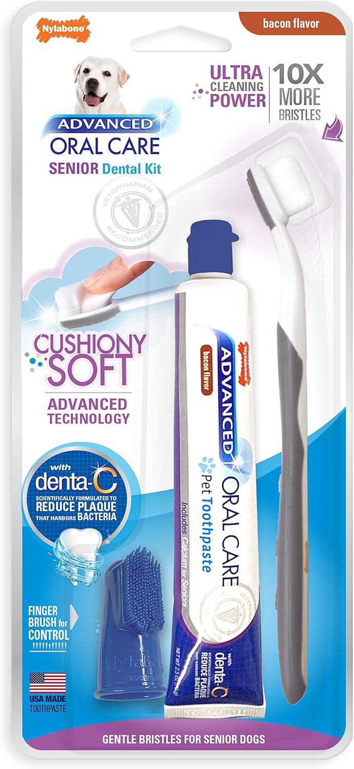 Advanced Oral Care Natural Dog Dental Kit Peanut Flavor 2.5 oz.