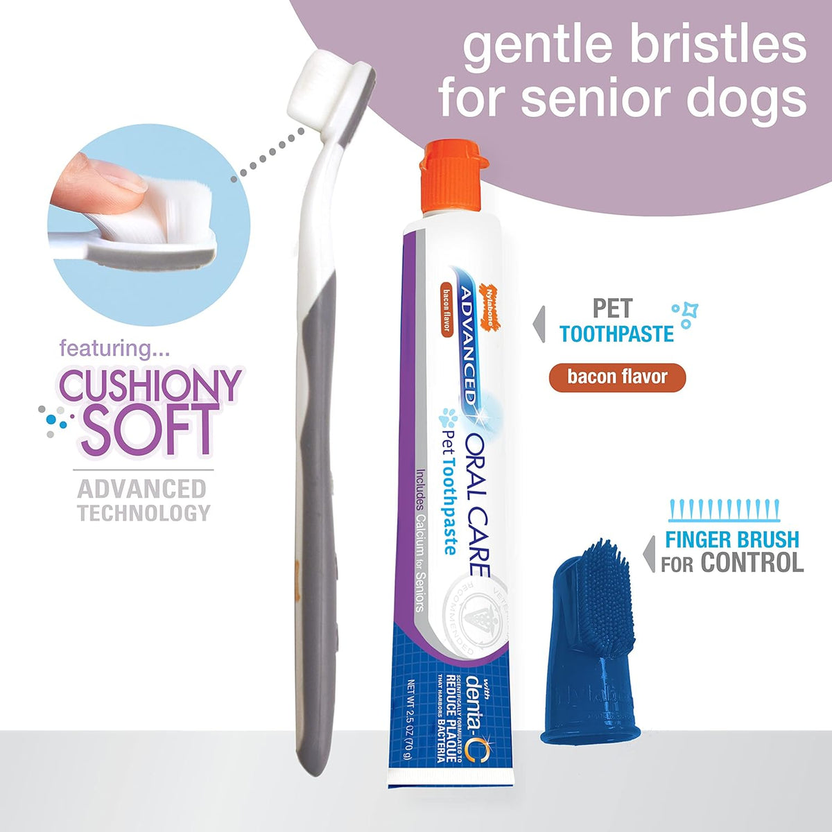 Advanced Oral Care Natural Dog Dental Kit Peanut Flavor 2.5 oz.