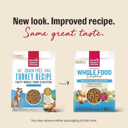 Grain Free Beef & Superfoods Whole Food Clusters, Human Grade Dry Dog Food, Vet-Crafted Nutritional Support for Skin, Coat, Digestion & Overall Wellness, 5 lb Bag