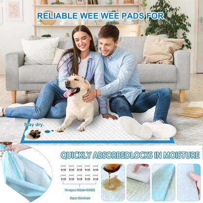 XXXXL Puppy Pee Pads for Dogs 31"x47", Extra Large Dog Pee Pads, Leak-Proof & Super Absorbent Dog Pee Pads, Thicken Disposable Potty Pads Puppy Training Pads for Cats Rabbits
