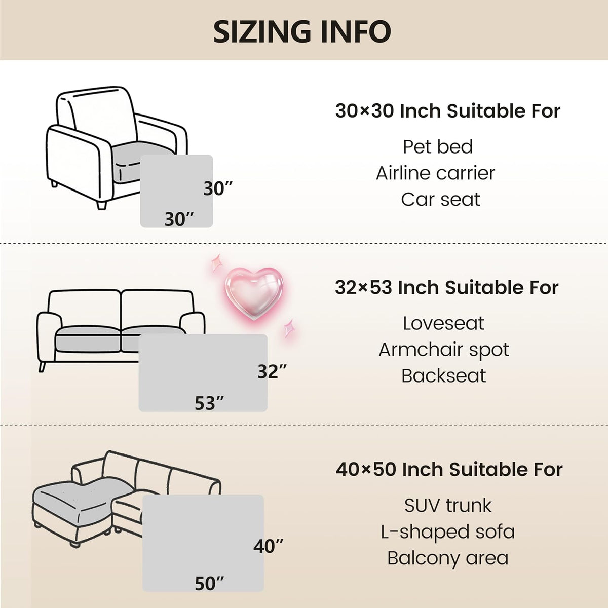 100% Double-Sided Waterproof Dog Bed Cover Pet Blanket Sofa Couch Furniture Protector for Puppy Large Dog Cat, Reversible (68x82 Inch (Pack of 1), Dark Grey/Light Grey) - Colors A