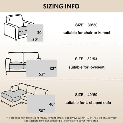 100% Double-Sided Waterproof Dog Bed Cover Pet Blanket Sofa Couch Furniture Protector for Puppy Large Dog Cat, Reversible (68x82 Inch (Pack of 1), Dark Grey/Light Grey) - Colors A