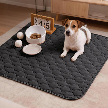 100% Double-Sided Waterproof Dog Bed Cover Pet Blanket Sofa Couch Furniture Protector for Puppy Large Dog Cat, Reversible (68x82 Inch (Pack of 1), Dark Grey/Light Grey) - Colors A