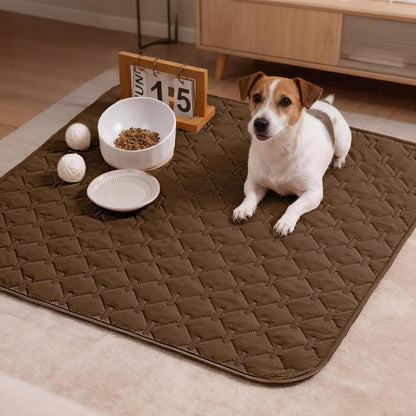 100% Double-Sided Waterproof Dog Bed Cover Pet Blanket Sofa Couch Furniture Protector for Puppy Large Dog Cat, Reversible (68x82 Inch (Pack of 1), Dark Grey/Light Grey) - Colors A