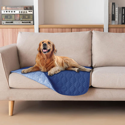 100% Double-Sided Waterproof Dog Bed Cover Pet Blanket Sofa Couch Furniture Protector for Puppy Large Dog Cat, Reversible (68x82 Inch (Pack of 1), Dark Grey/Light Grey) - Colors A