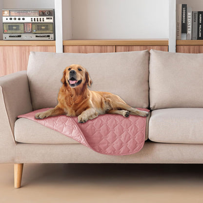 100% Double-Sided Waterproof Dog Bed Cover Pet Blanket Sofa Couch Furniture Protector for Puppy Large Dog Cat, Reversible (68x82 Inch (Pack of 1), Dark Grey/Light Grey) - Colors A