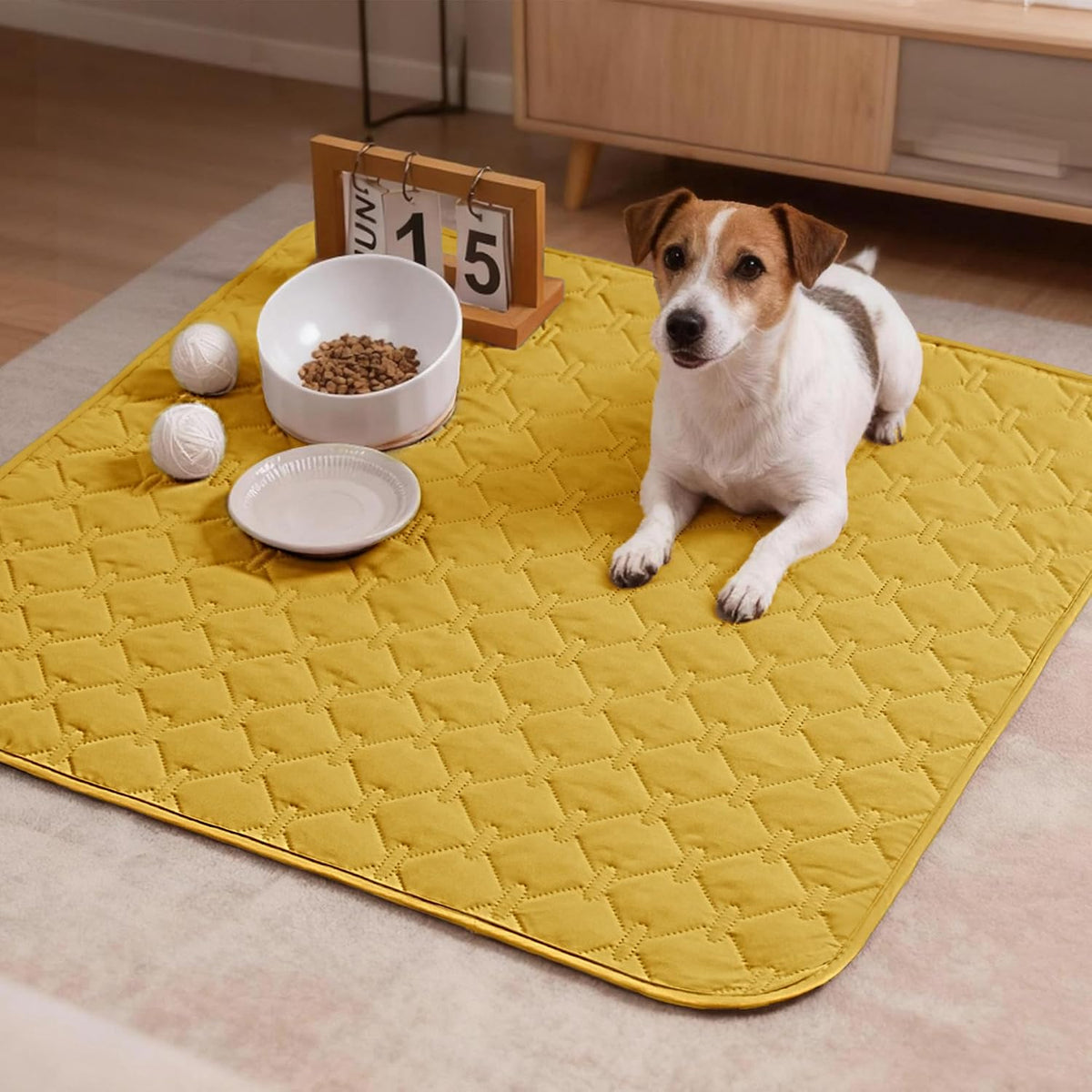 100% Double-Sided Waterproof Dog Bed Cover Pet Blanket Sofa Couch Furniture Protector for Puppy Large Dog Cat, Reversible (68x82 Inch (Pack of 1), Dark Grey/Light Grey) - Colors A