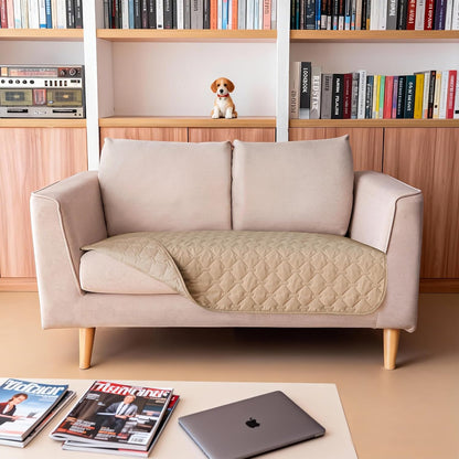 100% Double-Sided Waterproof Dog Bed Cover Pet Blanket Sofa Couch Furniture Protector for Puppy Large Dog Cat, Reversible (68x82 Inch (Pack of 1), Dark Grey/Light Grey) - Colors A