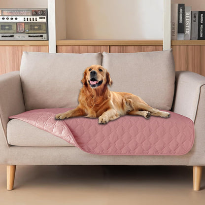 100% Double-Sided Waterproof Dog Bed Cover Pet Blanket Sofa Couch Furniture Protector for Puppy Large Dog Cat, Reversible (68x82 Inch (Pack of 1), Dark Grey/Light Grey) - Colors A