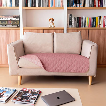 100% Double-Sided Waterproof Dog Bed Cover Pet Blanket Sofa Couch Furniture Protector for Puppy Large Dog Cat, Reversible (68x82 Inch (Pack of 1), Dark Grey/Light Grey) - Colors A
