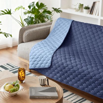 100% Double-Sided Waterproof Dog Bed Cover Pet Blanket Sofa Couch Furniture Protector for Puppy Large Dog Cat, Reversible (68x82 Inch (Pack of 1), Dark Grey/Light Grey) - Colors A