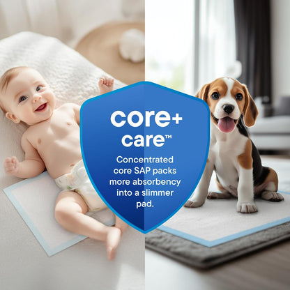 Chucks Pads Disposable [100-Pack] Adult Incontinence Underpads 23"x36" | Large Super Absorbent Protective Bed Pads, Leak-Proof Pee Pads for Kids Adults and Pets, Dog & Puppy Training