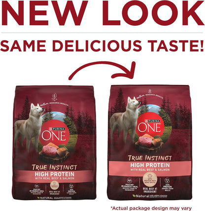 True Instinct Dry Dog Food, Real Beef & Salmon, 15 lb Bag