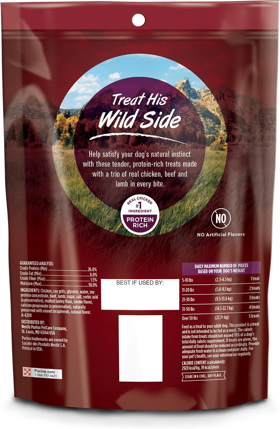 True Instinct Dry Dog Food, Real Beef & Salmon, 15 lb Bag