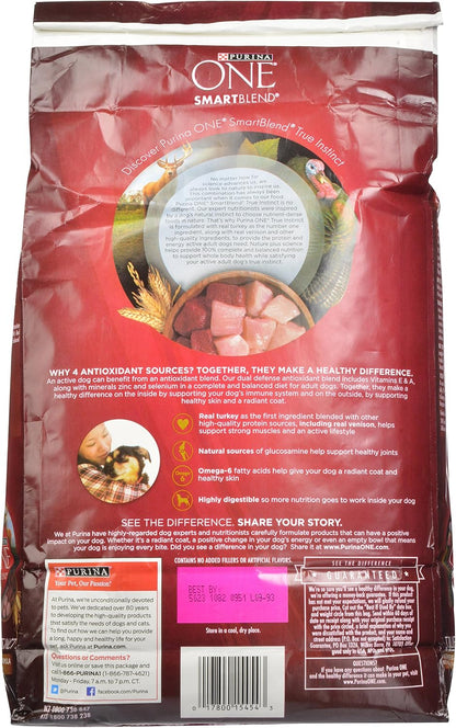 True Instinct Dry Dog Food, Real Beef & Salmon, 15 lb Bag