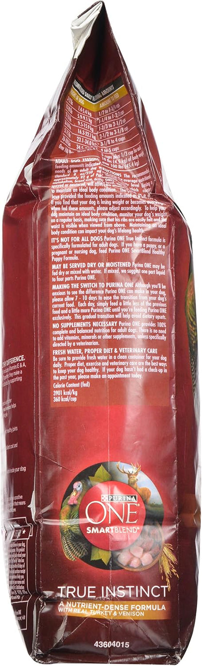 True Instinct Dry Dog Food, Real Beef & Salmon, 15 lb Bag
