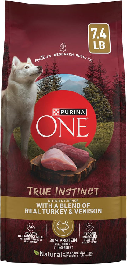 True Instinct Dry Dog Food, Real Beef & Salmon, 15 lb Bag