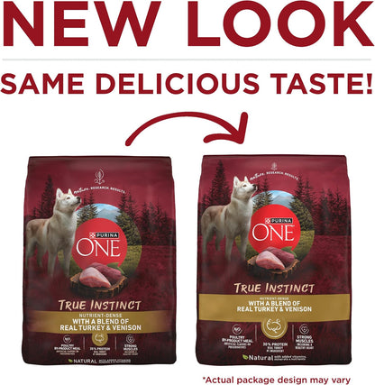 True Instinct Dry Dog Food, Real Beef & Salmon, 15 lb Bag