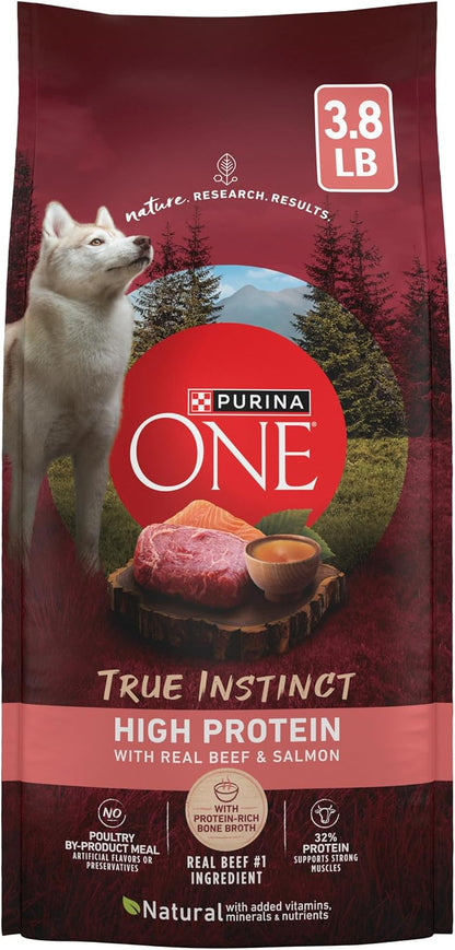 True Instinct Dry Dog Food, Real Beef & Salmon, 15 lb Bag