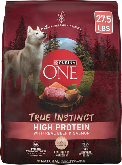 True Instinct Dry Dog Food, Real Beef & Salmon, 15 lb Bag