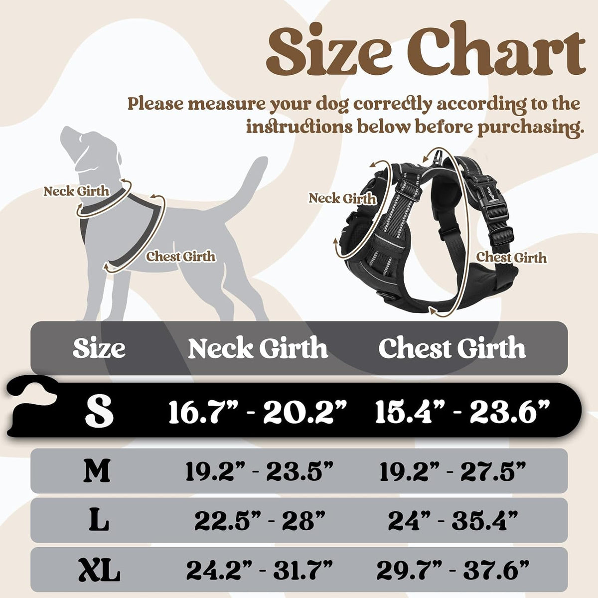 Dog Harness for Large, Updated Easy On & Off with 3 Buckles | No Pull No Choke, Walking with 2 Clips and Handle, Adjustable Soft Reflective, Blue, Large