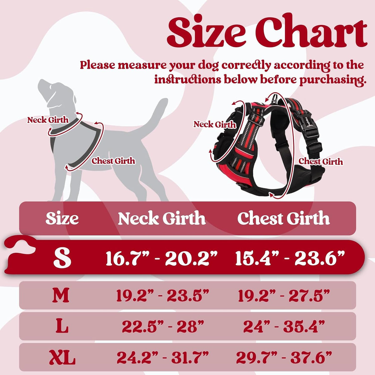 Dog Harness for Large, Updated Easy On & Off with 3 Buckles | No Pull No Choke, Walking with 2 Clips and Handle, Adjustable Soft Reflective, Blue, Large