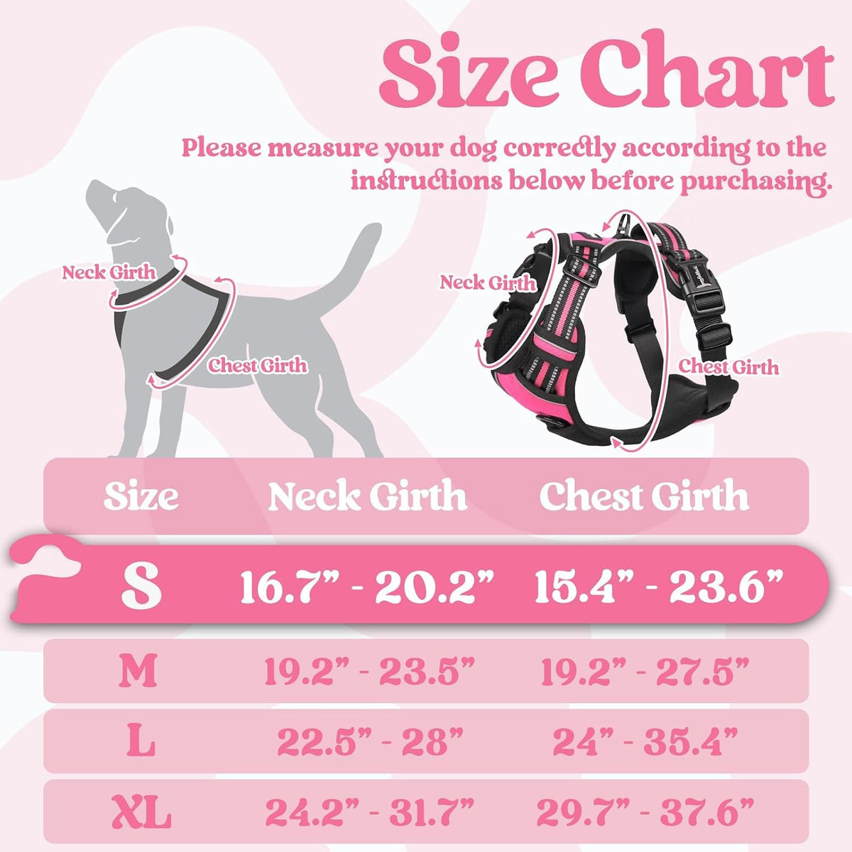 Dog Harness for Large, Updated Easy On & Off with 3 Buckles | No Pull No Choke, Walking with 2 Clips and Handle, Adjustable Soft Reflective, Blue, Large